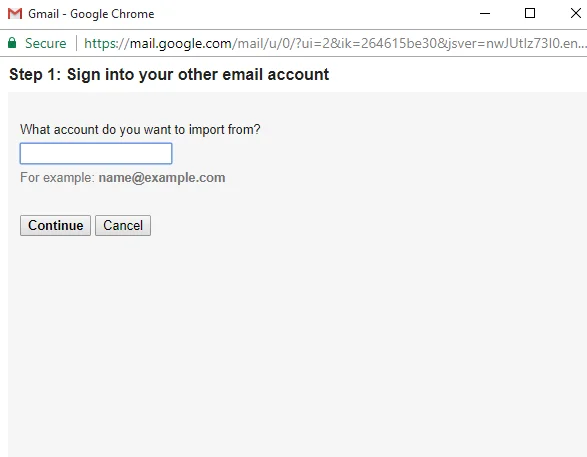 mail ID and password