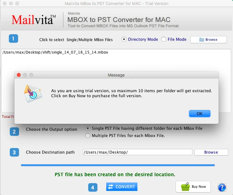 Convert Apple Mail to PST