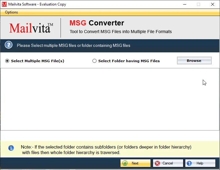 converter to msg